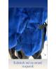 Luxusní norkový kabátek v barvě ROYAL BLUE