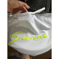 Fashion tepláková mikina s 3D logem Sienne - Neon žlutá